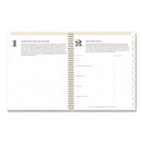 Blue Sky® Day Designer Tile Weekly/Monthly Planner, Geometric Artwork, 11 x 8.5, Blue/White Cover, 12-Month (Jan to Dec): 2025 (BLS10141125)