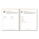 Blue Sky® Day Designer Tile Weekly/Monthly Planner, Geometric Artwork, 11 x 8.5, Blue/White Cover, 12-Month (Jan to Dec): 2025 (BLS10141125)