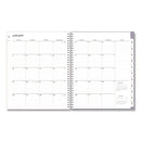 Blue Sky® Rue Du Flore Weekly/Monthly Planner, Floral Artwork, 11 x 8.5, Jade/Lavender Cover, 12-Month (Jan to Dec): 2025 (BLS10160225)