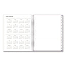 Blue Sky® Rue Du Flore Weekly/Monthly Planner, Floral Artwork, 11 x 8.5, Jade/Lavender Cover, 12-Month (Jan to Dec): 2025 (BLS10160225)