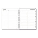 Blue Sky® Rue Du Flore Weekly/Monthly Planner, Floral Artwork, 11 x 8.5, Jade/Lavender Cover, 12-Month (Jan to Dec): 2025 (BLS10160225)