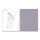 Blue Sky® Rue Du Flore Weekly/Monthly Planner, Floral Artwork, 11 x 8.5, Jade/Lavender Cover, 12-Month (Jan to Dec): 2025 (BLS10160225)