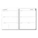 Blue Sky® Rue Du Flore Weekly/Monthly Planner, Floral Artwork, 11 x 8.5, Jade/Lavender Cover, 12-Month (Jan to Dec): 2025 (BLS10160225)