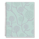 Blue Sky® Rue Du Flore Weekly/Monthly Planner, Floral Artwork, 11 x 8.5, Jade/Lavender Cover, 12-Month (Jan to Dec): 2025 (BLS10160225)