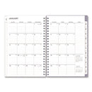Blue Sky® Rue Du Flore Weekly/Monthly Planner, Floral Artwork, 8 x 5, Jade/Lavender Cover, 12-Month (Jan to Dec): 2025 (BLS10160325)
