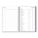 Blue Sky® Rue Du Flore Weekly/Monthly Planner, Floral Artwork, 8 x 5, Jade/Lavender Cover, 12-Month (Jan to Dec): 2025 (BLS10160325)