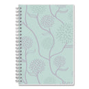 Blue Sky® Rue Du Flore Weekly/Monthly Planner, Floral Artwork, 8 x 5, Jade/Lavender Cover, 12-Month (Jan to Dec): 2025 (BLS10160325)