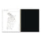 Blue Sky® Baccara Dark Create-Your-Own Cover Weekly/Monthly Planner, Floral, 11 x 8.5, Gray/White/Gold Cover, 12-Month (Jan-Dec): 2025 (BLS11021125)