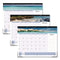 Blue Sky® Islands Desk Pad Calendar, Tropical Island Photography, 22 x 17, Blue/White Sheets, Black Headband, 12-Month (Jan-Dec): 2025 (BLS11789125)