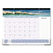 Blue Sky® Islands Desk Pad Calendar, Tropical Island Photography, 22 x 17, Blue/White Sheets, Black Headband, 12-Month (Jan-Dec): 2025 (BLS11789125)