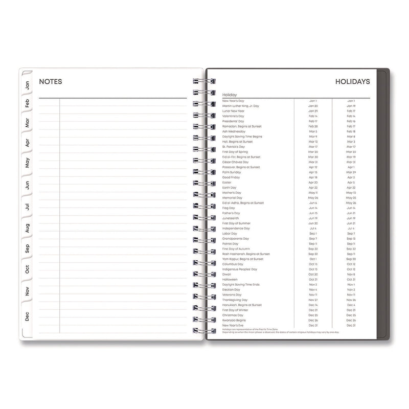 Blue Sky® Montauk Weekly/Monthly Planner, Abstract Artwork, 8 x 5, Multicolor Cover, 12-Month (Jan to Dec): 2025 (BLS13387525)