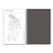 Blue Sky® Montauk Weekly/Monthly Planner, Abstract Artwork, 8 x 5, Multicolor Cover, 12-Month (Jan to Dec): 2025 (BLS13387525)