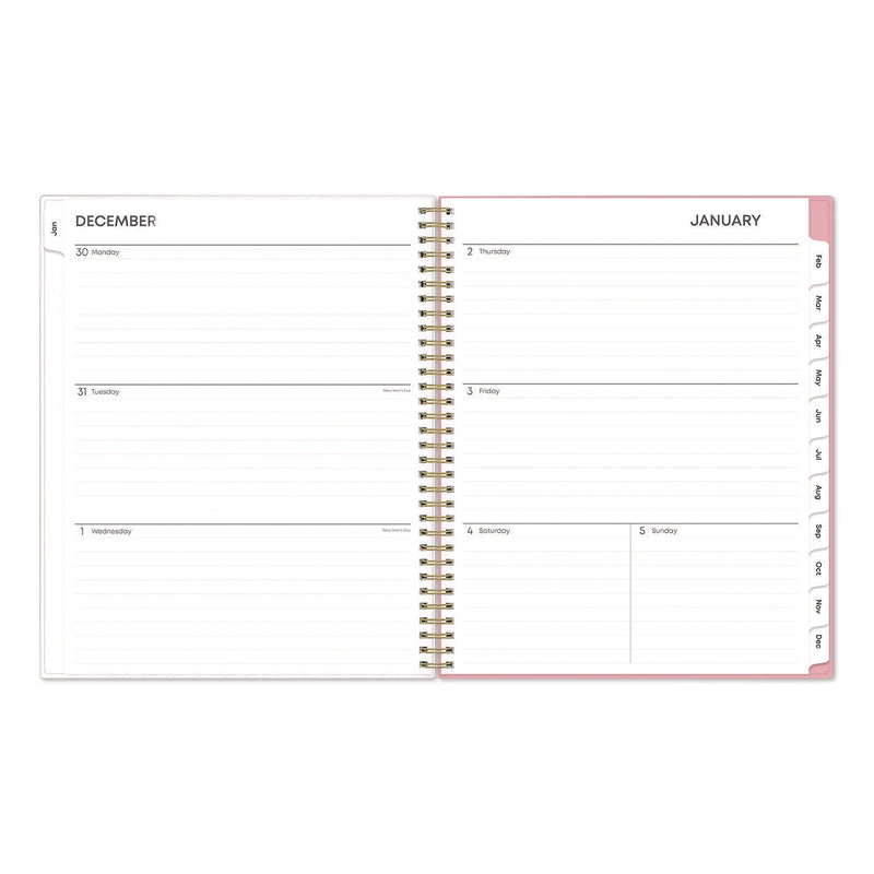 Blue Sky® Mimi Pink Weekly/Monthly Planner, Floral Artwork, 11 x 8.5, Pink/Blue/Rose Cover, 12-Month (Jan to Dec): 2025 (BLS13726425)