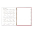 Blue Sky® Mimi Pink Weekly/Monthly Planner, Floral Artwork, 11 x 8.5, Pink/Blue/Rose Cover, 12-Month (Jan to Dec): 2025 (BLS13726425)