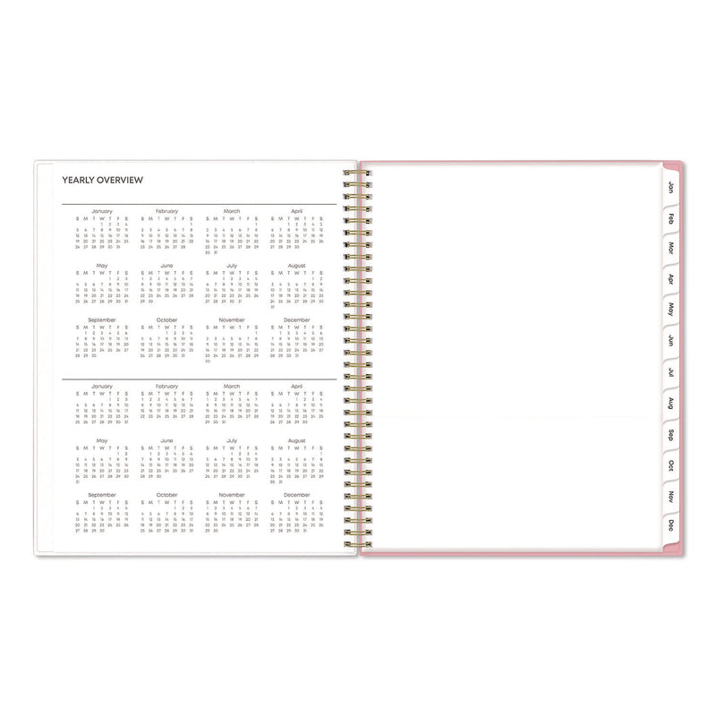 Blue Sky® Mimi Pink Weekly/Monthly Planner, Floral Artwork, 11 x 8.5, Pink/Blue/Rose Cover, 12-Month (Jan to Dec): 2025 (BLS13726425)
