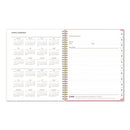 Blue Sky® Mimi Pink Weekly/Monthly Planner, Floral Artwork, 11 x 8.5, Pink/Blue/Rose Cover, 12-Month (Jan to Dec): 2025 (BLS13726425)