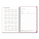 Blue Sky® BCA Orchid Weekly/Monthly Planner, Orchids Artwork, 8 x 5, White/Pink Cover, 12-Month (Jan to Dec): 2025 (BLS14208425)