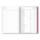 Blue Sky® BCA Orchid Weekly/Monthly Planner, Orchids Artwork, 8 x 5, White/Pink Cover, 12-Month (Jan to Dec): 2025 (BLS14208425)