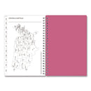Blue Sky® BCA Orchid Weekly/Monthly Planner, Orchids Artwork, 8 x 5, White/Pink Cover, 12-Month (Jan to Dec): 2025 (BLS14208425)