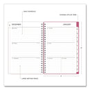 Blue Sky® BCA Orchid Weekly/Monthly Planner, Orchids Artwork, 8 x 5, White/Pink Cover, 12-Month (Jan to Dec): 2025 (BLS14208425)