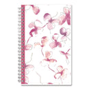 Blue Sky® BCA Orchid Weekly/Monthly Planner, Orchids Artwork, 8 x 5, White/Pink Cover, 12-Month (Jan to Dec): 2025 (BLS14208425)