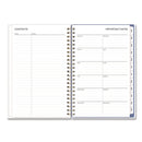 Blue Sky® Cocorrina Weekly/Monthly Planner, Pastel Paisley Artwork, 8 x 5, Blue/Pink/White Cover, 12-Month (Jan to Dec): 2025 (BLS14369425)