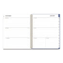 Blue Sky® Cocorrina Weekly/Monthly Planner, Pastel Paisley Artwork, 11 x 8.5, Blue/Pink/White Cover, 12-Month (Jan to Dec): 2025 (BLS14369625)