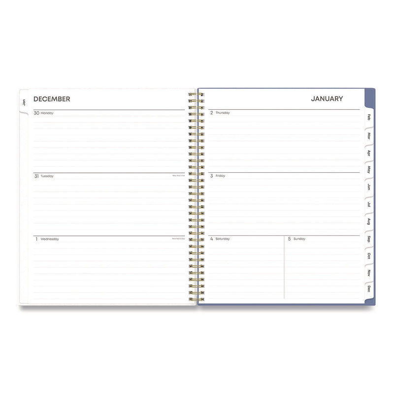 Blue Sky® Cocorrina Weekly/Monthly Planner, Pastel Paisley Artwork, 11 x 8.5, Blue/Pink/White Cover, 12-Month (Jan to Dec): 2025 (BLS14369625)