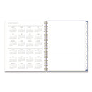 Blue Sky® Cocorrina Weekly/Monthly Planner, Pastel Paisley Artwork, 11 x 8.5, Blue/Pink/White Cover, 12-Month (Jan to Dec): 2025 (BLS14369625)