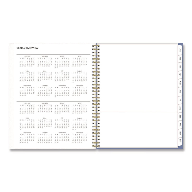 Blue Sky® Cocorrina Weekly/Monthly Planner, Pastel Paisley Artwork, 11 x 8.5, Blue/Pink/White Cover, 12-Month (Jan to Dec): 2025 (BLS14369625)