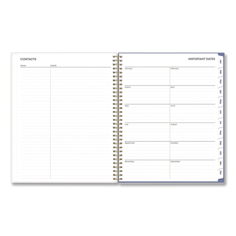 Blue Sky® Cocorrina Weekly/Monthly Planner, Pastel Paisley Artwork, 11 x 8.5, Blue/Pink/White Cover, 12-Month (Jan to Dec): 2025 (BLS14369625)