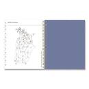 Blue Sky® Cocorrina Weekly/Monthly Planner, Pastel Paisley Artwork, 11 x 8.5, Blue/Pink/White Cover, 12-Month (Jan to Dec): 2025 (BLS14369625)