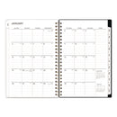 Blue Sky® Nevaeh Weekly/Monthly Planner, Wildflowers Artwork, 8 x 5, Multicolor/Black Cover, 12-Month (Jan to Dec): 2025 (BLS14394625)