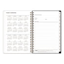 Blue Sky® Nevaeh Weekly/Monthly Planner, Wildflowers Artwork, 8 x 5, Multicolor/Black Cover, 12-Month (Jan to Dec): 2025 (BLS14394625)