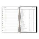 Blue Sky® Nevaeh Weekly/Monthly Planner, Wildflowers Artwork, 8 x 5, Multicolor/Black Cover, 12-Month (Jan to Dec): 2025 (BLS14394625)