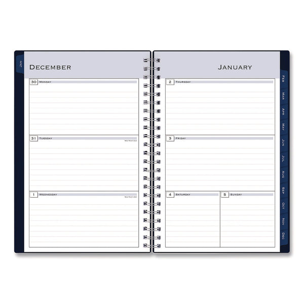 Blue Sky® Passages Weekly/Monthly Planner, 8 x 5, Navy Blue Cover, 12-Month (Jan to Dec): 2025 (BLS14865725)