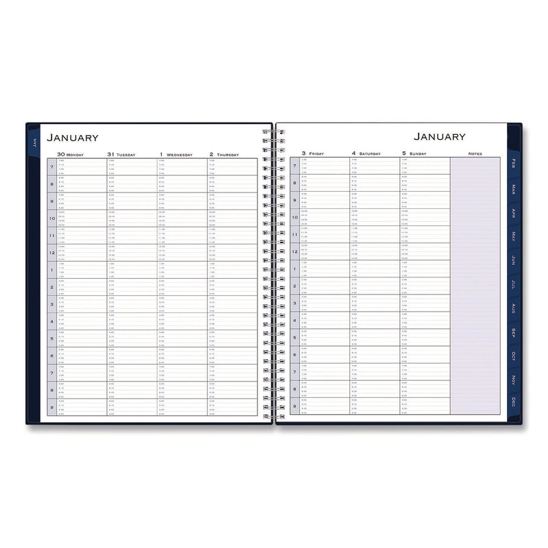 Blue Sky® Passages Weekly Appointment Book and Monthly Planner, 11 x 8.5, Navy Blue Cover, 12-Month (Jan to Dec): 2025 (BLS14865825)