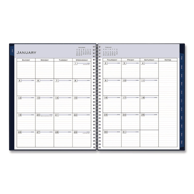 Blue Sky® Passages Weekly Appointment Book and Monthly Planner, 11 x 8.5, Navy Blue Cover, 12-Month (Jan to Dec): 2025 (BLS14865825)