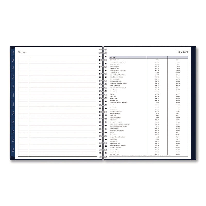 Blue Sky® Passages Weekly Appointment Book and Monthly Planner, 11 x 8.5, Navy Blue Cover, 12-Month (Jan to Dec): 2025 (BLS14865825)