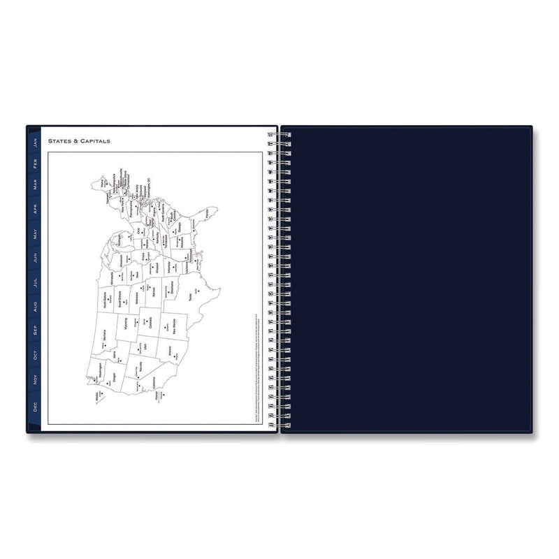 Blue Sky® Passages Weekly Appointment Book and Monthly Planner, 11 x 8.5, Navy Blue Cover, 12-Month (Jan to Dec): 2025 (BLS14865825)