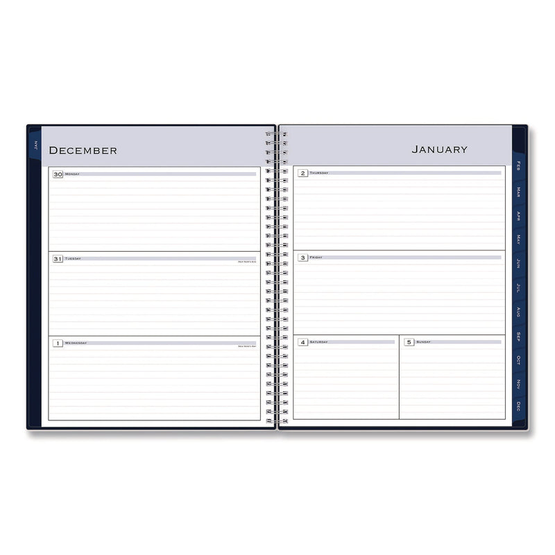 Blue Sky® Passages Weekly/Monthly Planner, 11 x 8.5, Navy Blue Cover, 12-Month (Jan to Dec): 2025 (BLS14865925)