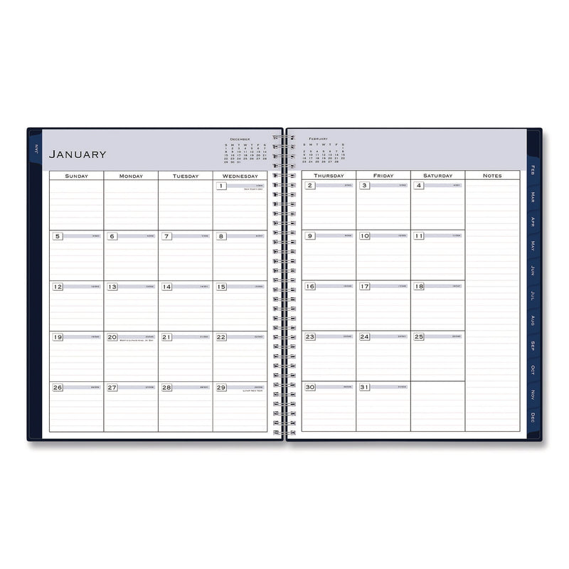 Blue Sky® Passages Weekly/Monthly Planner, 11 x 8.5, Navy Blue Cover, 12-Month (Jan to Dec): 2025 (BLS14865925)