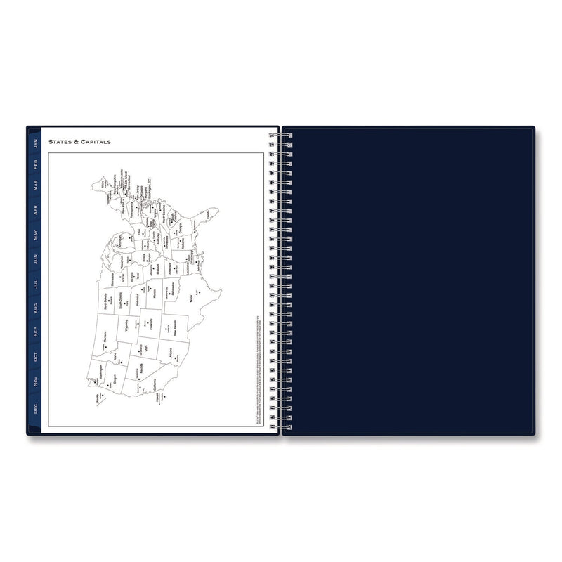 Blue Sky® Passages Weekly/Monthly Planner, 11 x 8.5, Navy Blue Cover, 12-Month (Jan to Dec): 2025 (BLS14865925)