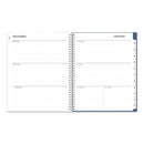 Blue Sky® Savoy Cool Weekly/Monthly Planner, Abstract Artwork, 11 x 8.5, Blue/Silver Cover, 12-Month (Jan to Dec): 2025 (BLS14876225)
