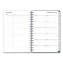 Blue Sky® Savoy Cool Weekly/Monthly Planner, Abstract Artwork, 8 x 5, Blue/Silver Cover, 12-Month (Jan to Dec): 2025 (BLS14876325)