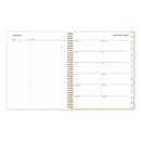 Blue Sky® Natalya Weekly/Monthly Planner, Abstract Artwork, 11 x 8.5, Peach-Pink/White Cover, 12-Month (Jan to Dec): 2025 (BLS14876425)