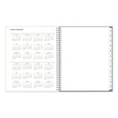 Blue Sky® Amitza Weekly/Monthly Planner, Abstract Artwork, 11 x 8.5, Blue/Gray/White Cover, 12-Month (Jan to Dec): 2025 (BLS14876525)
