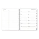 Blue Sky® Amitza Weekly/Monthly Planner, Abstract Artwork, 11 x 8.5, Blue/Gray/White Cover, 12-Month (Jan to Dec): 2025 (BLS14876525)