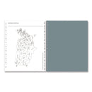 Blue Sky® Amitza Weekly/Monthly Planner, Abstract Artwork, 11 x 8.5, Blue/Gray/White Cover, 12-Month (Jan to Dec): 2025 (BLS14876525)