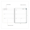 Blue Sky® Amitza Weekly/Monthly Planner, Abstract Artwork, 11 x 8.5, Blue/Gray/White Cover, 12-Month (Jan to Dec): 2025 (BLS14876525)